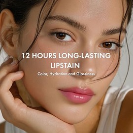Amuse SEOUL Jel-Fit Tint (03 NUPINK) - Tinte labial de gelatina, brillo labial hidratante de larga duración, labios hidratantes suaves, acabado brilla