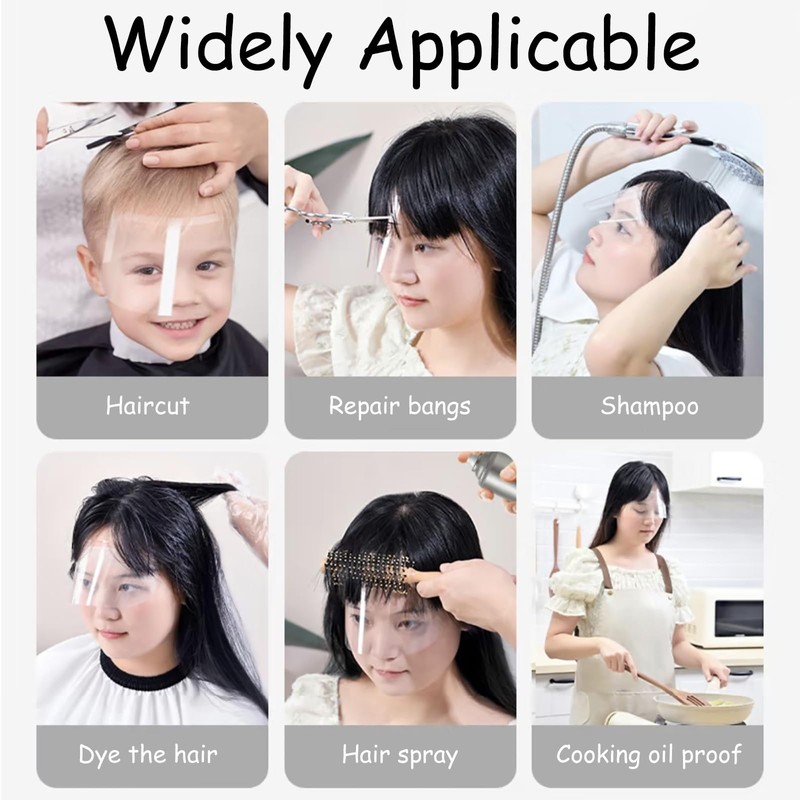 ElegGlo 50 Pcs Microblading Shower Face Shields Visors, Disposable Face