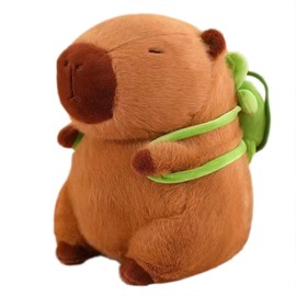 FUNKY STORE 9.8 in Adorable Capybara Toy, Creative and Fun Home Decor Gift (Set C)