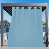 Easy-Going Outdoor Curtains Waterproof Windproof Weatherproof Curtain for Patio, Cabana,