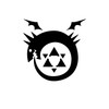 Full Metal Alchemist Ouroboros Black Vinyl Decal Sticker Art Decor