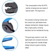 smseace Flag Terminal Crimper AWG 22-14 (0.5-2.5mm²) Electrical Crimping Tool