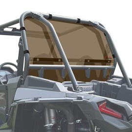 StarknightMT RZR Windshield, Tinted Back Window Compatible with 2014-2023 Polaris RZR XP 1000/4 1000/ XP TURBO/4 TURBO RZR Accessories Rear Windscreen Strong Polycarbonate Dust Panel