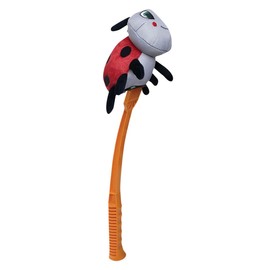 Flingerz Bug Ballistic Throw Toy Ball Launcher for Dogs (Ladybug)