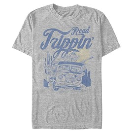 Nickelodeon Men's Big Road Trippin T-Shirt, Athletic Heather, Large Tall