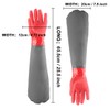 Pond Gloves, Long Rubber Gloves -Waterproof Gloves elbow Length Rubber