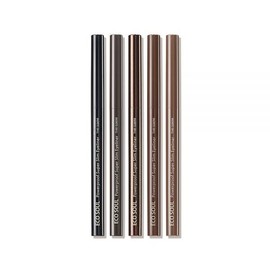 The Saem Eyeliner Eco Soul Power Proof Ultra Slim Daily 5 Colors Collection 2 Pieces MNS BR01 Thrill Brown BK01 Night Black / 더샘 아이라이너 에코 소울 파워프루프 초슬림 데일리 5colors 모음 택 2개입 MNS BR01 스릴 브라운 BK01 나이트 블랙