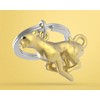 Meta[l]morphose MetallmorPHOSE Keyring Guepard Gold Matt - MTM272-01, gold-coloured