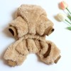 Cute Pet Cold Protection Dog Clothes for Spring/Autumn/Winter, Thick Soft