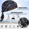 GXCROR 3 Pack Cooling Do Rags Sports Bandanas Cap Skull