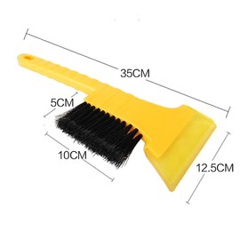 X2 Car Snow Scraper, 2-in-1 Ice Scraper with Snow Brush, Winter Snow Shovel for Car Truck Windshield and Window