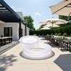 WaigN 2Pcs Transparent Standard Size Silicone Umbrella Hole Ring Plug