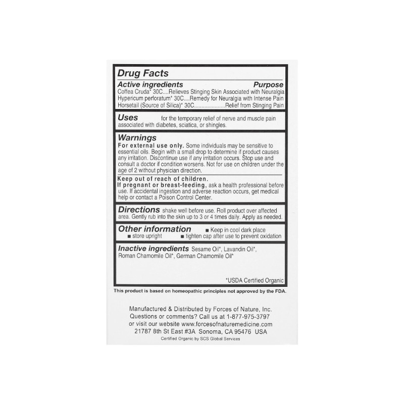 Nerve Pain, Roll-On Applicator, 0.14 fl oz (4 ml)