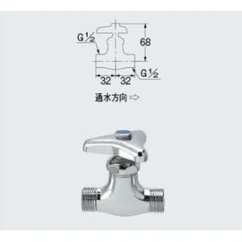 Kakudai External Screw Cosmetic Valve 13 7856