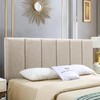 HAOBO Home Upholstered Headboard Foldable King Size Headboards Eastern King/California