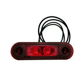 Red LED Outline Light Position Light Rear 12/24 V for Truck Car Trailer