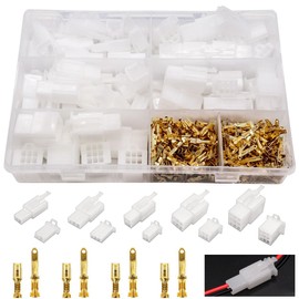 Seamaka 432pcs Automotive Electrical Wire Connectors Kit 2.8mm 2 3 4 6 9 Pin Automotive Electrical Wire Male Female Socket Plug and Pin Header Crimp Wire Terminals Connector Assortment Kit O-P-029-kit
