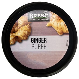 Bresc Ingwer-Püree - 2x 450g - veganes Ginger-Püree aus frischem Ingwer, authentisch asiatisch zum Würzen, ideal für Wok-Gerichte orientalische Suppen Saucen Desserts, feine Konsistenz