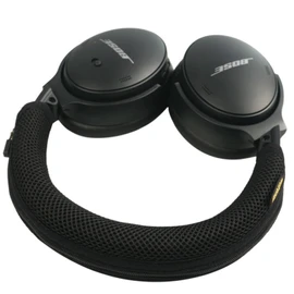 Ferbao Headband Cover Pad for Bose QuietComfort 45,QC45 Headset Headband Protector Cushion Replacement with Zipper (Black)