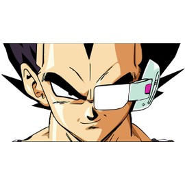 TLDSHOP® - Dragon Ball Z Sticker for Air Conditioning, Furniture, Car, Motorcycle - Dragonball z Comics Cartoon Sticker: (Colour, Vegeta)