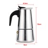 100ml/200ml/300ml/450ml Stainless Steel Pot Espresso Greca coffee maker for Induction