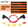 Aupoko TIPM Bypass Cable, Fuse Holder Fuse Adapter Compatible with
