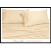 Royal Hotel Bedding Solid Ivory Top-Split-King: Adjustable King Bed Size