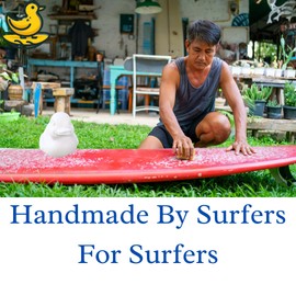 Duck Dive Banana Aroma Surf Wax is a Premium, eco-Friendly Wax for Surfboards, skimboards, and wakeboards—Designed for All Water Temps with a Unique Shape, Lasting Grip, and Refreshing Scent.