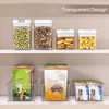 Vtopmart 8 Pack Food Storage Organizer Bins, Clear Plastic Bins