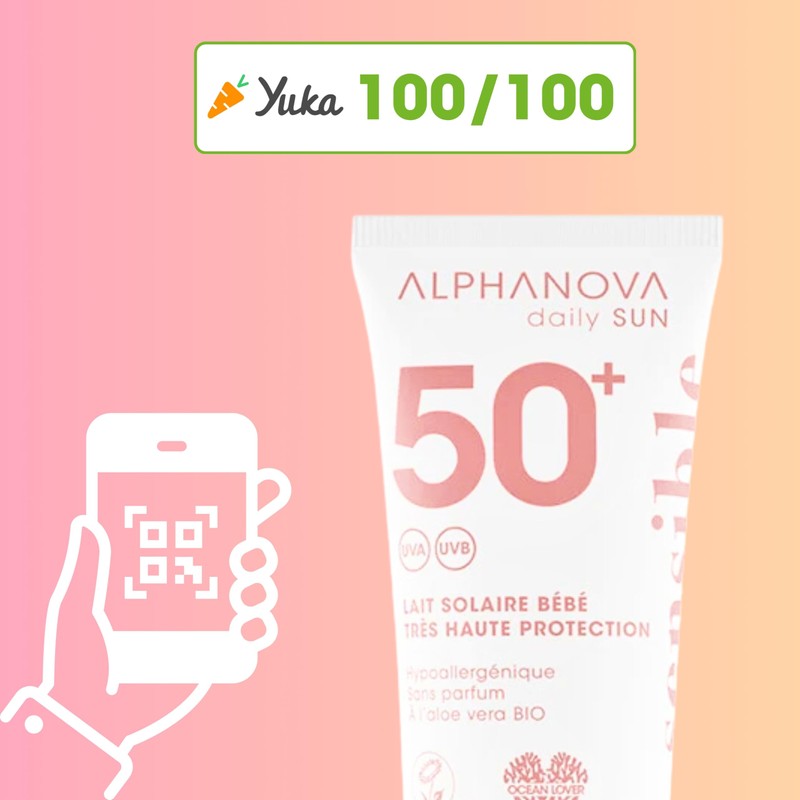 Alphanova Daily Sun Lotion for Babies SPF50+ 50 ml