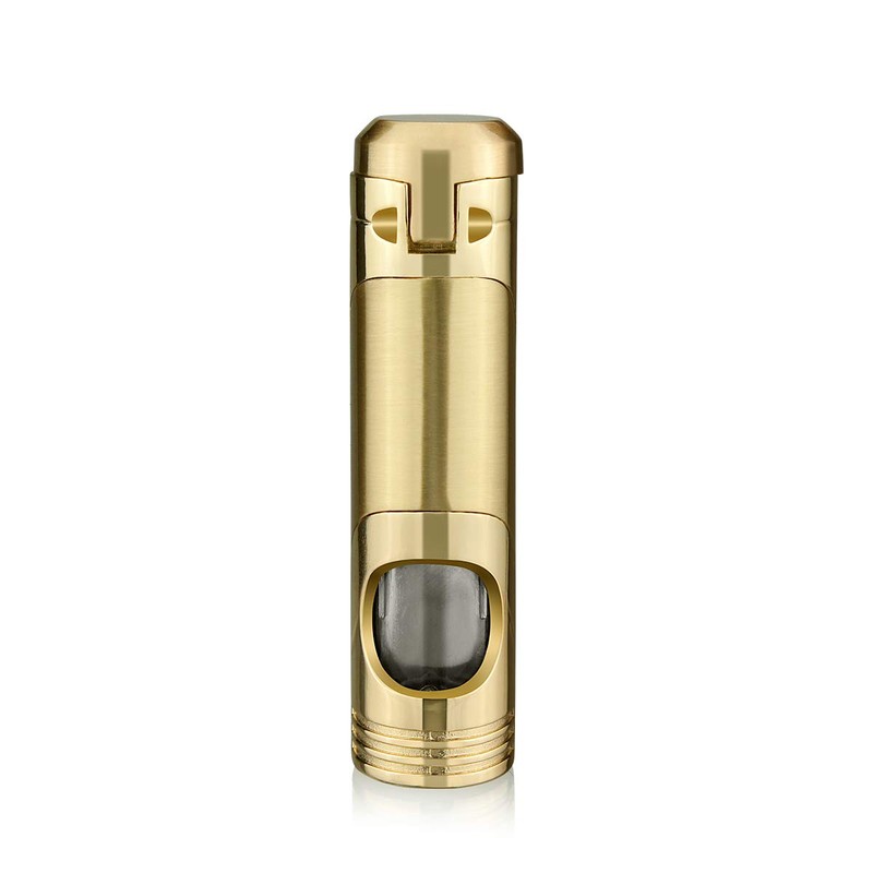 Cigar Torch Lighter with Punch Butane Refillable Lighters 2 Jet