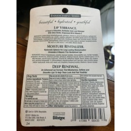 Blistex Enhancement Series 3 sticks SPF 15- EXP 6/24  Moisture Renewal Soft