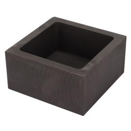 Ingot Mold Fused Gold 141.1 Oz High Purity Corrosion Resistant External 100×100×50MM Inner 80×80×40MM