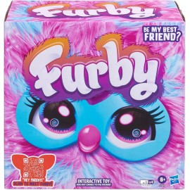 Furby Cotton Candy Interactive Plush Toy 15 Accessories & Voice Activated New