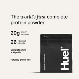 Huel Complete Protein Powder, 26 Servings, Vanilla Flavour, 20g of Plant-Based Vegan Protein Powder per Serving, Ready Meals, Gluten-Free, No Soy, Naturally Flavoured Meal Replacement