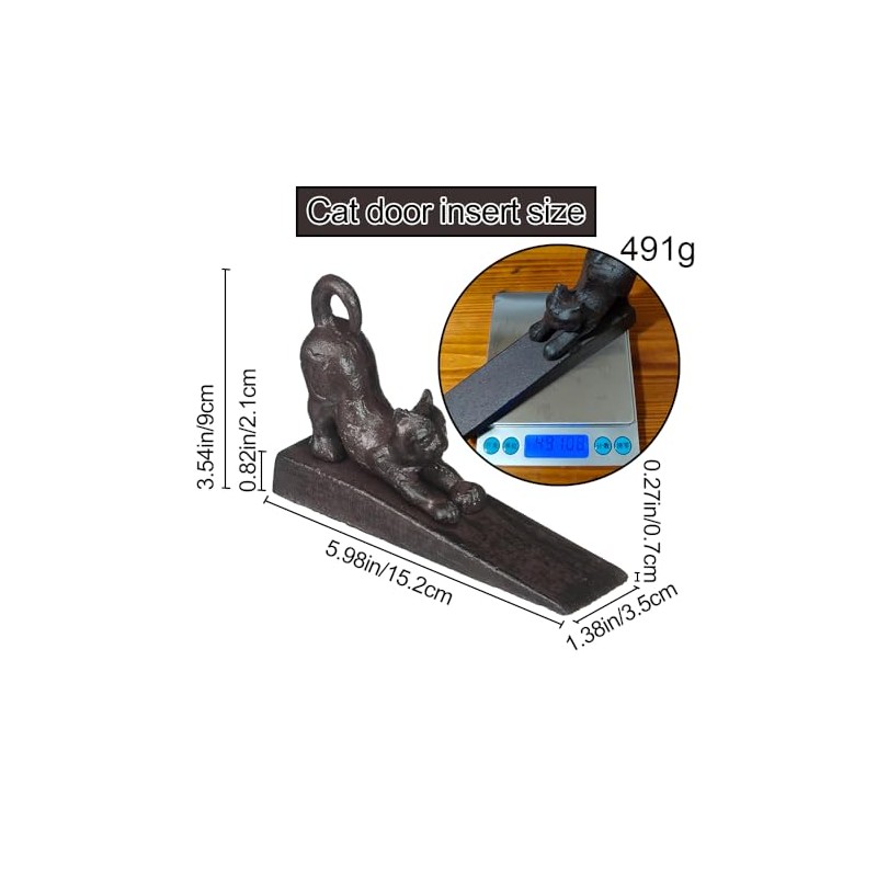 Home Locomotion Stretching Cat Door Stopper