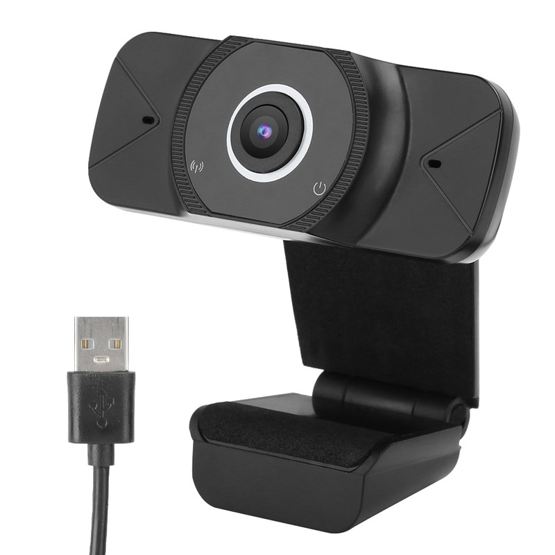 Webcam PC Camera HD 1080P Laptop Desktop Computer USB Drive‑Free