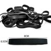 Pack of 50 Wide Black Elastic Bands | Elastic &