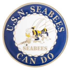 Unites States Navy Seabees Can Do Challenge Coin