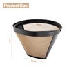 Stainless Steel Coffee Filter 2 Pack 100 Mesh 8-12 Cup