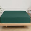 SSW HOMES Super King Fitted Sheet Emerald - Deep Pocket