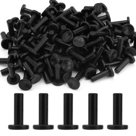 100pcs Drip Irrigation Line End Plug Cap Stopper Fittings, 1/4 Inch Black Drip Tee Connector for Pipe Tubing Quick Connect Goof Parts Accessories for 1/4" Irrigation Pipe or Sprinkler