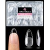 UNA GELLA Uñas postizas de almendra, 216 unidades, uñas de
