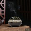 MrMrKura Ceramic Incense Burner with Lid, Incense Holder for Sticks