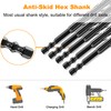 Masonry Drill Bit Set 1/4" (10PCS) - Cement Drill Bit,
