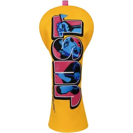 LZFAN Funny Golf Club Head Cover Golf Head Cover Driver Headcover Fairway Wood Headcover Hybrid Golf Blade Mallet Putter Cover JUST