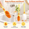 Silicone Toilet Brush for Deep Cleaning – Flexible Corner-Cleaning Brush