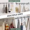 Navy Blue Shower Curtain Hooks, Bathway Shower Curtain Rings Rust