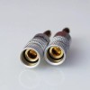 Nakamichi 2 Conectores Banana Plug Audio Bocinas Nakamichi Oro 24k