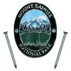 Mount Rainier National Park Hiking Stick Medallion, Great for Hiking
